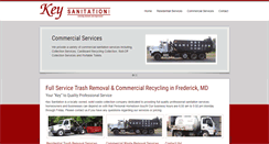 Desktop Screenshot of keysanitation.com