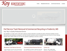 Tablet Screenshot of keysanitation.com
